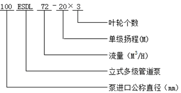 ESDL立式多級(jí)管道泵